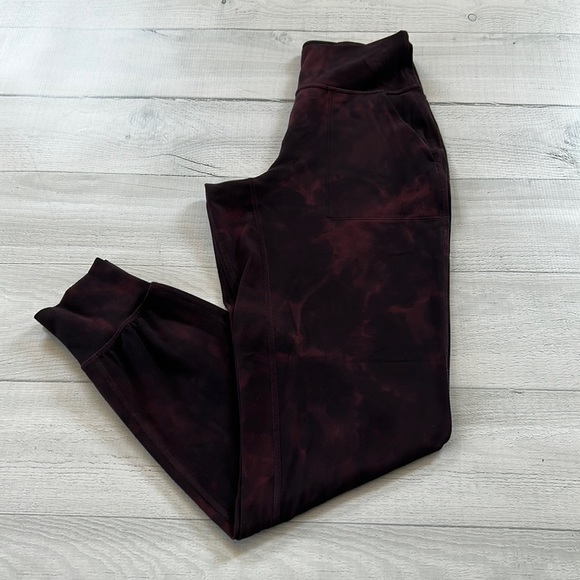 Lululemon Align High-Rise Jogger Diamond Dye Cassis Black Sz 4‎ - Picture 1 of 5